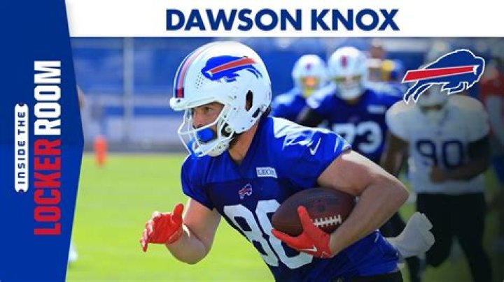 Dawson Knox Salary, Contract, Age, Height, Weight, Draft, College, Return