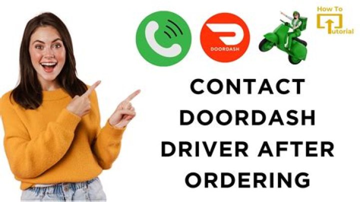 How to contact doordash driver