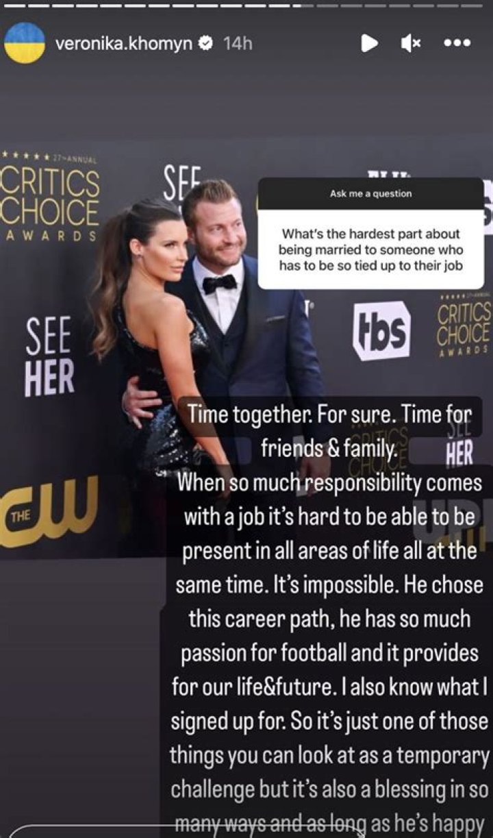 Know Veronika Khomyn’s Sexy Football Coach Boyfriend Sean Mcvay’s Net Worth, Salary, Contract Details and Lifestyle
