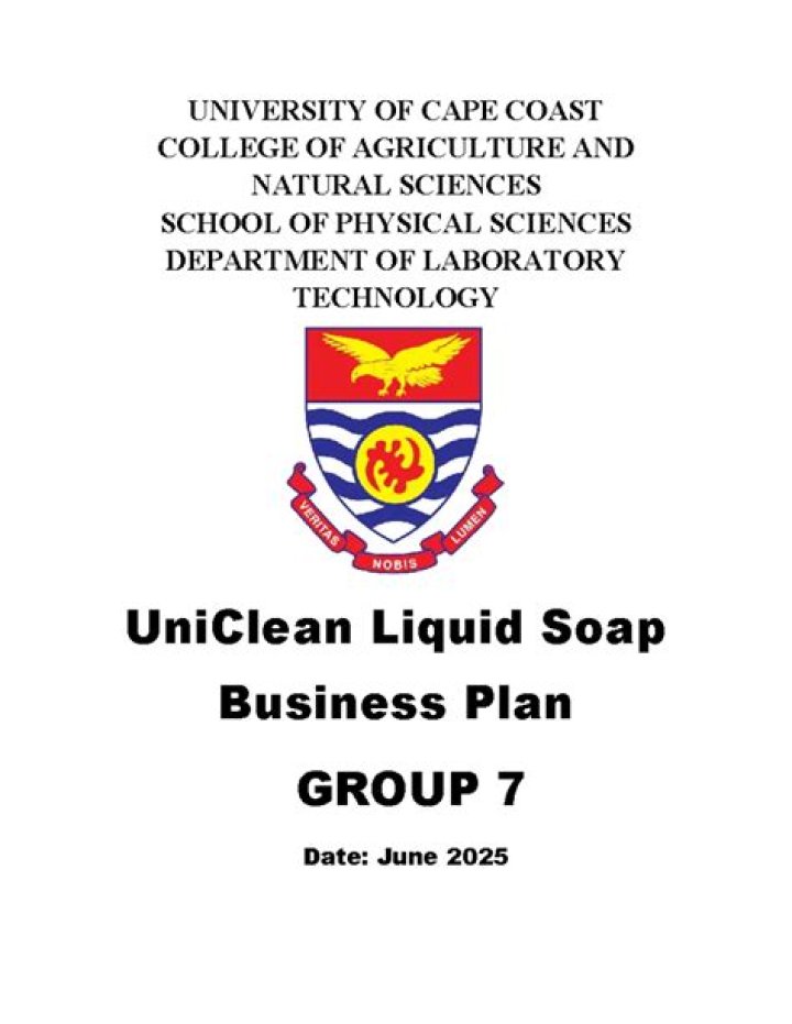 LIQUID SOAP BUSINESS PLAN