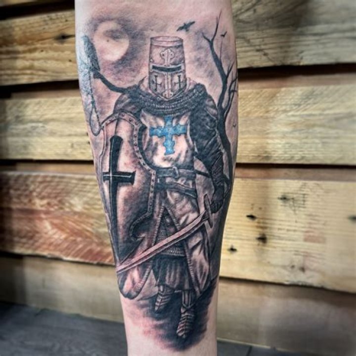 What does a knight tattoo mean