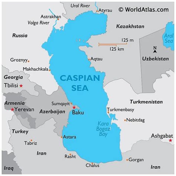 Where is caspian sea located